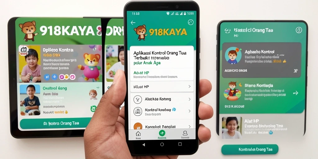 Antarmuka pengguna 918KAYA yang intuitif dan mudah dipahami.