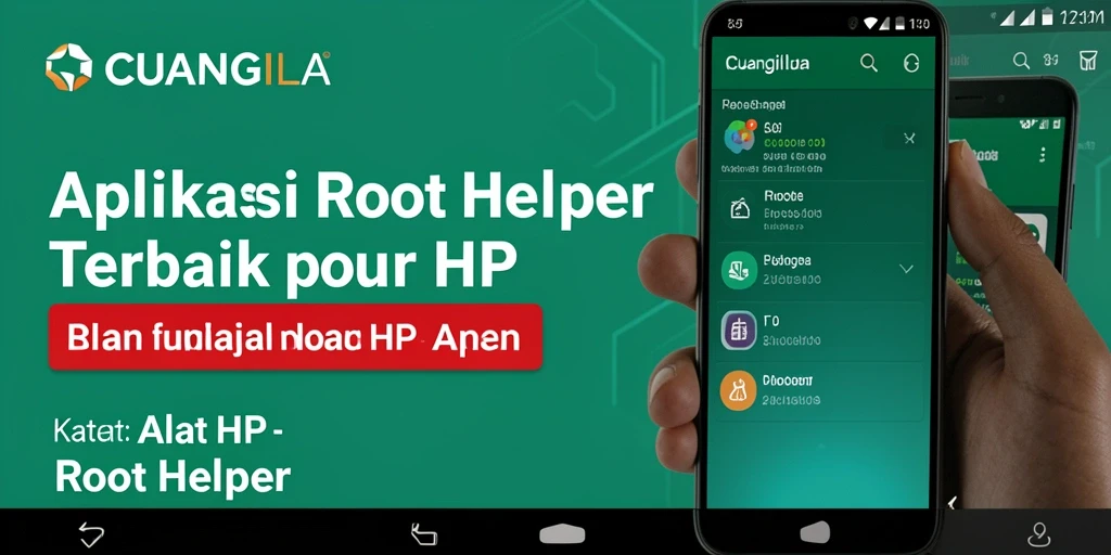 Tampilan antarmuka CUANGILA yang user-friendly untuk Root Helper.