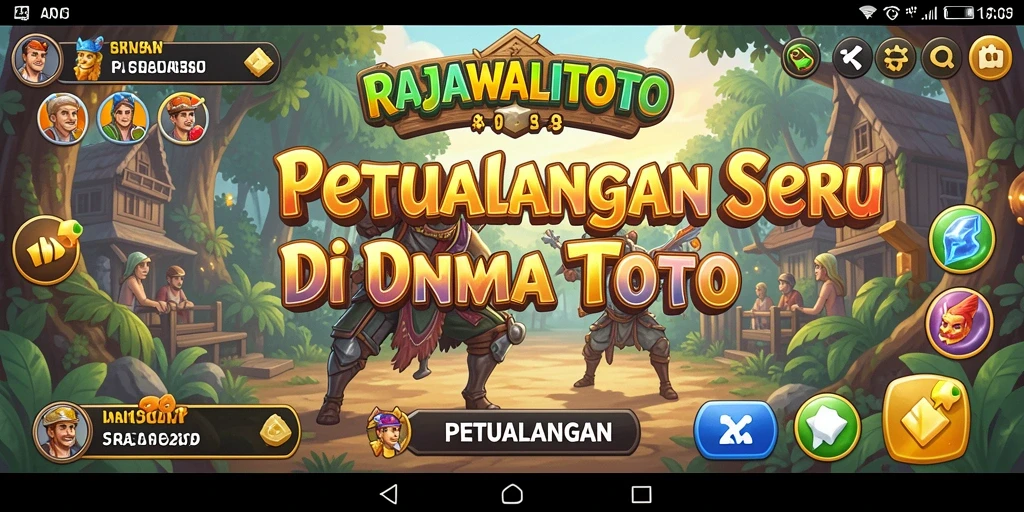 Tampilan antarmuka permainan RAJAWALITOTO yang intuitif dan menawan.